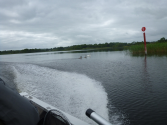 Auf dem Shannon-Seen-System