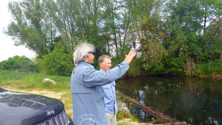 Rolf und Markus am Fachsimpeln...