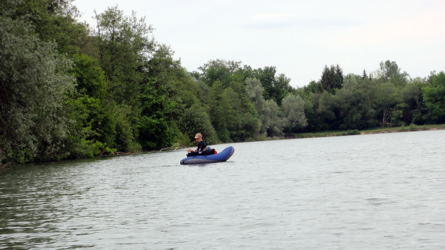 Plan d'eau de Courtavon - Bellyboatfischen Mai 2014