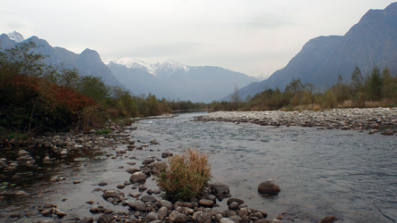 Die Mera ist ein Alpenfluss