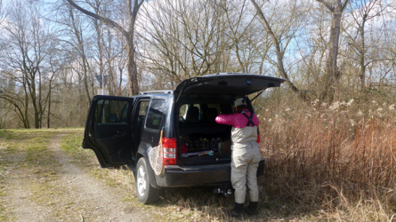 Getting ready for pike - Altrhein 2014