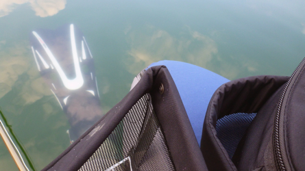so much fun fishing in a belly boat...