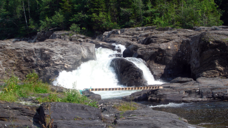 Sehr wenig Wasser am Foss