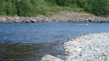 Einlauf des Midtre Ekli Pools