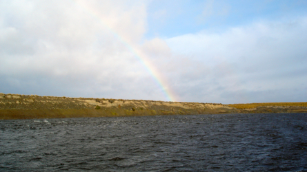 and a rainbow again - not the fish but the one on the horizon...