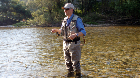 An der Sava Bohinjka im Revier 4