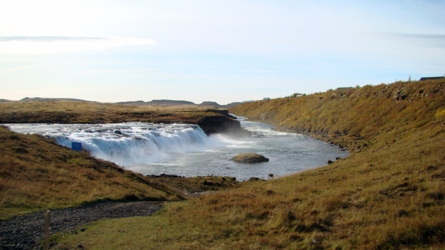 Faxi Falls mit Canyon