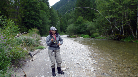 Sylvie schon im Drill