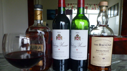 Wir trösten uns mit Wein und Whisky
