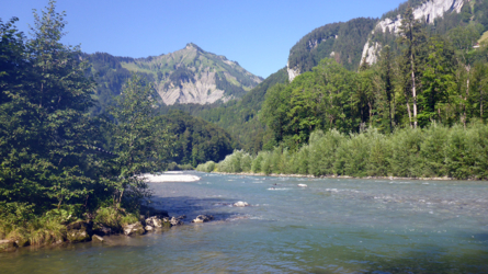 Bregenzerache oberhalb von Bezau
