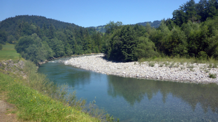 Bregenzerache oberhalb Kraftwerk