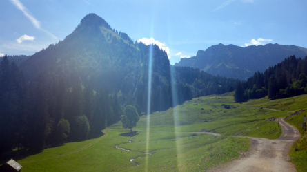 Wunderschöne Berglandschaft in der Nähe der Subersach