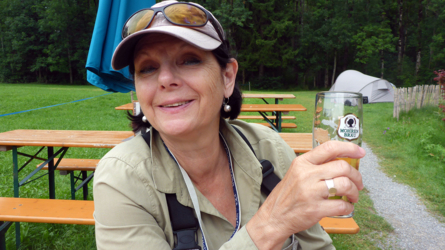 Pause beim Campingplatz Tanna nach ein paar Fängen trotz angestaubtem Wasser