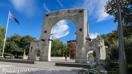 Kurze Pause in Christchurch