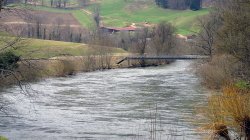 März 2005: Viel Wasser an der Charbonniere