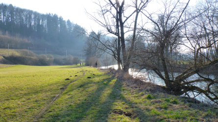 Warmer Märztag an der Birs unterhalb Zwingen