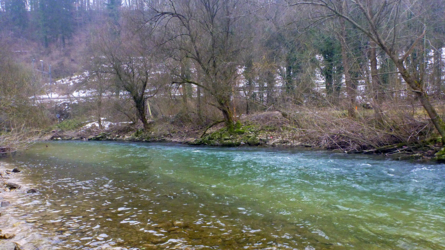 Schöner Lauf bei Zwingen - März 2013