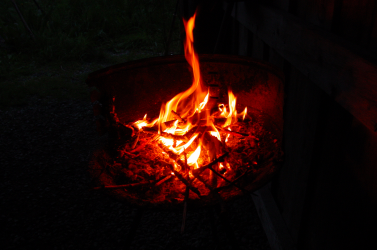 Fire in the night!